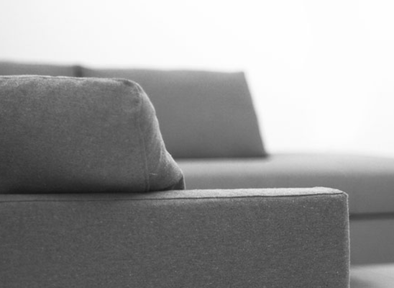 dettaglio del divano componibile sfoderabile della collezione divanità