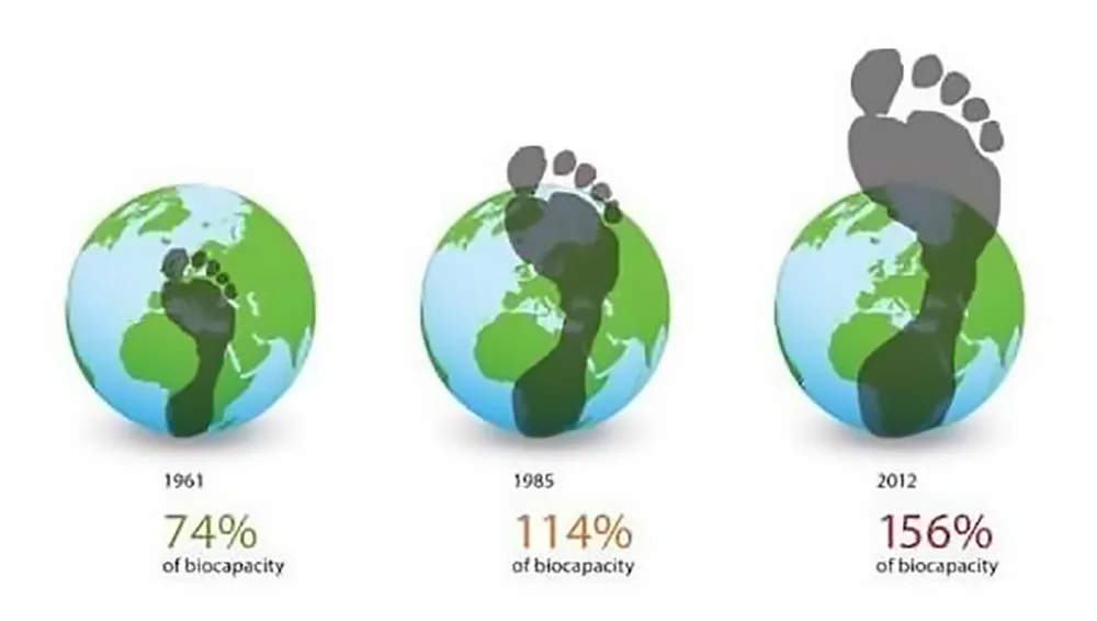 come cambia negli anni l'impronta ecologica